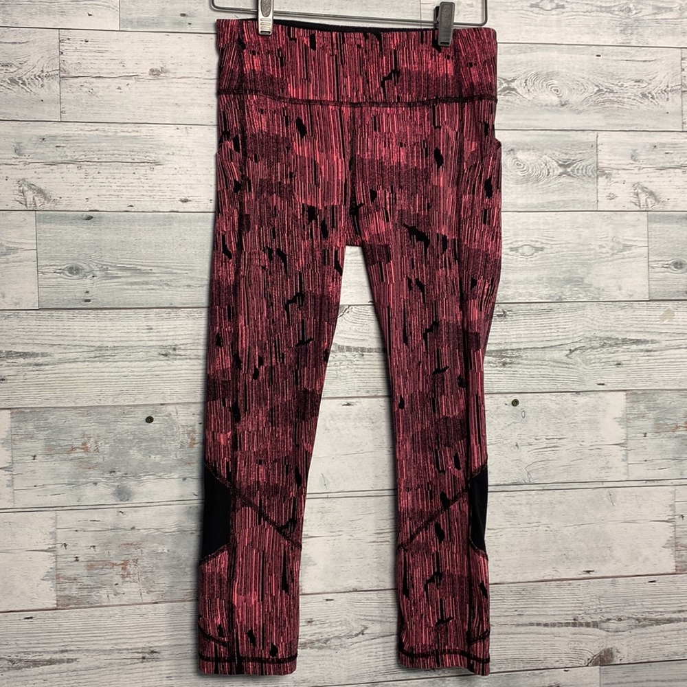 🍋 Lululemon Pace Rival Crop Leggings Size 4 🍋 - Picture 4 of 12
